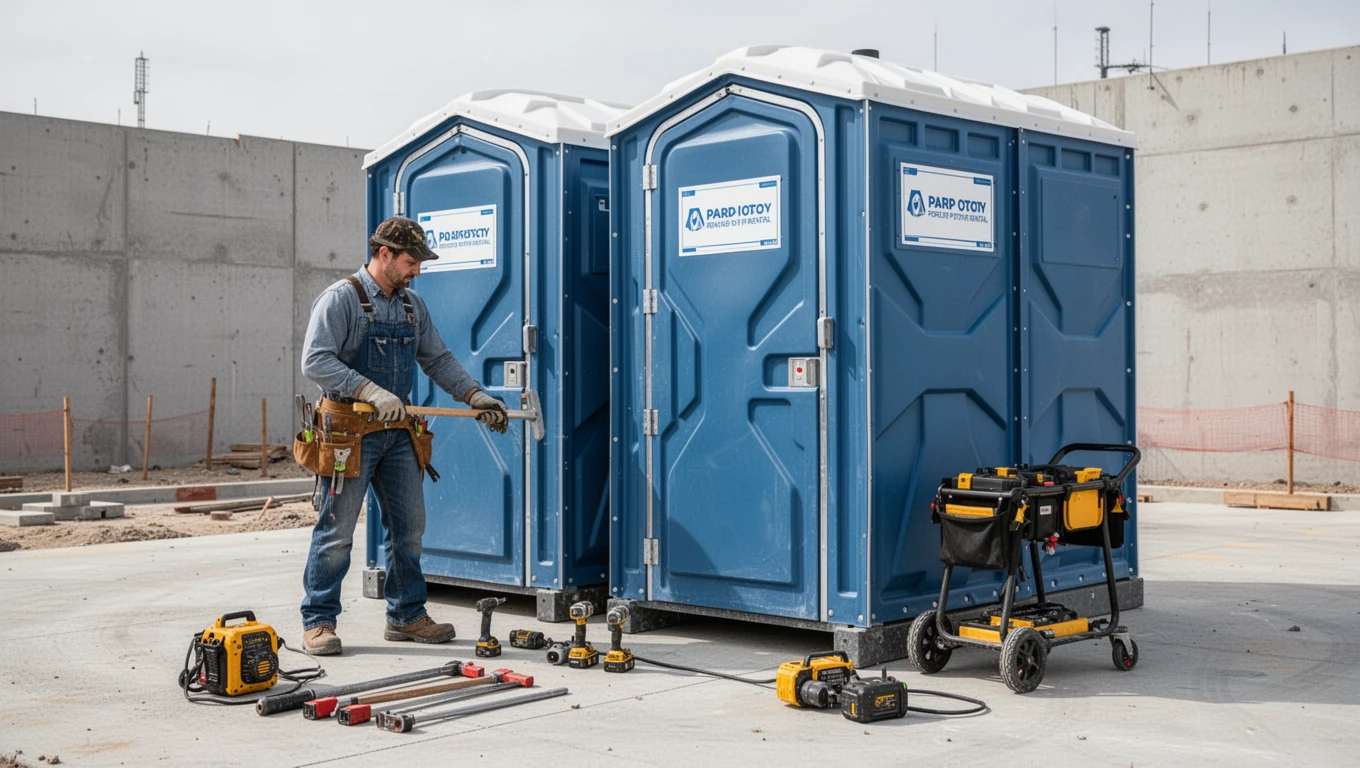 Construction Porta Potty Rental